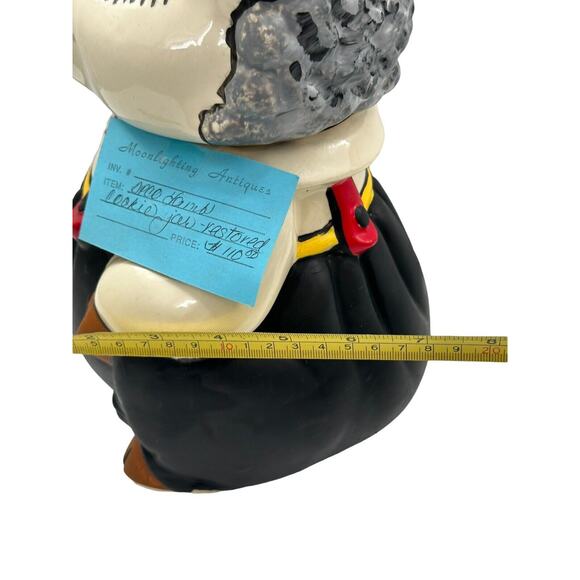 Vintage Apco LAMB SHEEP Cookie Jar Ceramic Pottery Restored Hand Painted - Picture 8 of 13